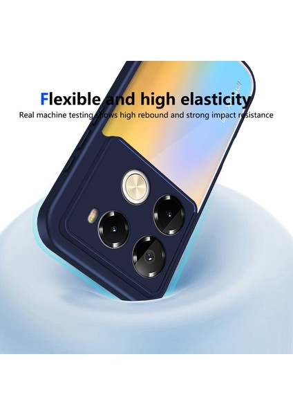 Infinix Note 40 Pro 4g/note 40 Pro 5g/note 40 Pro+/note 40S,IÇIN Laimtop Kılıf, Kamera Lens Korumalı Hibrit 2'si 1 Arada Şeffaf Kılıf-Blue (Yurt Dışından) indirimleri