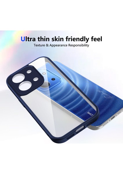 Xiaomi Redmi 15C 4g,için Laimtop Kılıf, Kamera Lens Korumalı Hibrit 2'si 1 Arada Şeffaf Kılıf-Blue (Yurt Dışından) fırsatları