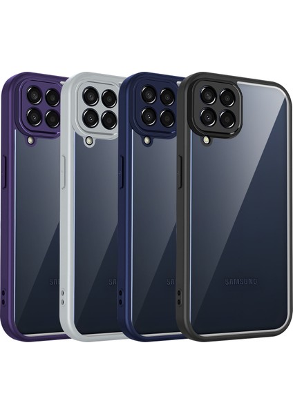 Samsung Galaxy A12/M12,IÇIN Laimtop Kılıf, Kamera Lens Korumalı Hibrit 2'si 1 Arada Şeffaf Kılıf-Siyah (Yurt Dışından) fiyatları