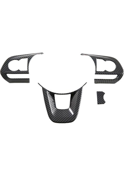 Toyota Yaris Atıv/vıos 2023 2024 Otomobil Direksiyon Simidi Trim Kapak Aksesuarları Abs Karbon Fiber (Yurt Dışından)