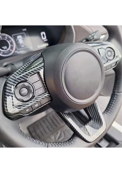 Toyota Yaris Atıv/vıos 2023 2024 Otomobil Direksiyon Simidi Trim Kapak Aksesuarları Abs Karbon Fiber (Yurt Dışından) modelleri