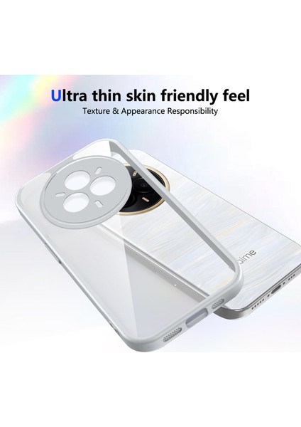 Realme 14 Pro Plus,için Laimtop Kılıf, Kamera Lens Korumalı Hibrit 2'si 1 Arada Şeffaf Kılıf-Gri (Yurt Dışından) fırsatları
