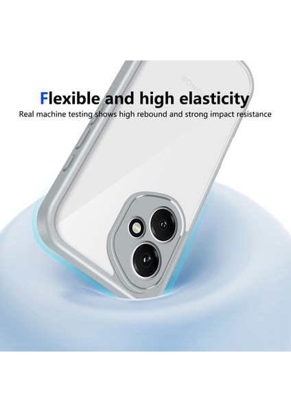 Honor 400,IÇIN Laimtop Kılıf, Kamera Lens Korumalı Hibrit 2'si 1 Arada Şeffaf Kılıf-Gri (Yurt Dışından) fırsatları