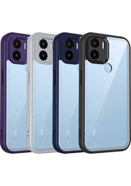 Xiaomi Redmi A1 Plus/redmi A2 Plus/poco C50/POCO C51,IÇIN Laimtop Kılıf, Kamera Lens Korumalı Hibrit 2'si 1 Arada Şeffaf Kılıf-Blue (Yurt Dışından) fiyatları