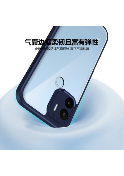 Xiaomi Redmi A1 Plus/redmi A2 Plus/poco C50/POCO C51,IÇIN Laimtop Kılıf, Kamera Lens Korumalı Hibrit 2'si 1 Arada Şeffaf Kılıf-Blue (Yurt Dışından) indirimleri