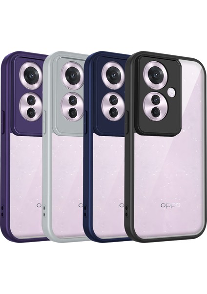 Oppo RENO11 F/F25 Pro,için Laimtop Kılıf, Kamera Lens Korumalı Hibrit 2'si 1 Arada Şeffaf Kılıf-Blue (Yurt Dışından) fiyatları