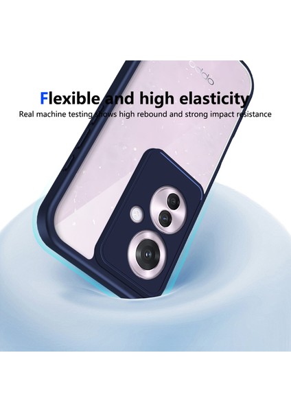 Oppo RENO11 F/F25 Pro,için Laimtop Kılıf, Kamera Lens Korumalı Hibrit 2'si 1 Arada Şeffaf Kılıf-Blue (Yurt Dışından) indirimleri