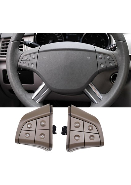 Araç Direksiyon Simidi Düğmesi Anahtarı Montajı Mercedes Benz ml B R Sınıfı W164 W245 W251 Kahverengi (Yurt Dışından) fiyatları