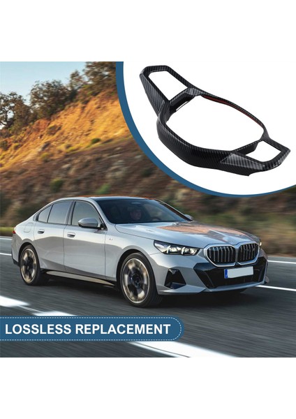 Bmw 5 Serisi G60 2024 2025 Aksesuarlar Için Araç Direksiyon Simidi Düğmesi Çerçeve Panel Dekorasyon Kapağı Trim (Yurt Dışından) indirimleri