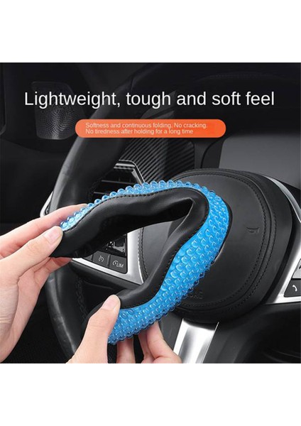 Evrensel Direksiyon Simidi Kapağı Yaz Soğuk Jel Anti-Slip Snap-On Snap-On Iki Yan Kol Koruyucu Kapak (Yurt Dışından) fırsatları