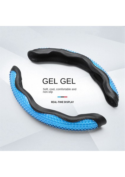 Evrensel Direksiyon Simidi Kapağı Yaz Soğuk Jel Anti-Slip Snap-On Snap-On Iki Yan Kol Koruyucu Kapak (Yurt Dışından) indirimleri