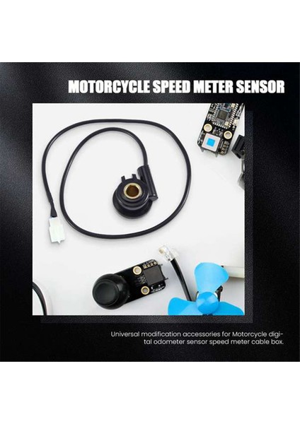 2 Pcs Motosiklet Dijital Yoksometre Hız Tezgahı 3 Telli Sensör Kablo Montajı (Yurt Dışından) modelleri