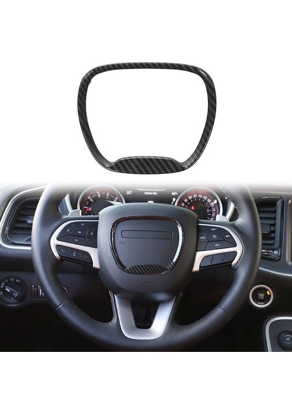 Jeep Grand Cherokee Srt8 2014-2020 Için 2015-2020 Dodge Challenger Charger Için Direksiyon Simidi Trim, Abs Karbon Fiber (Yurt Dışından) fiyatları