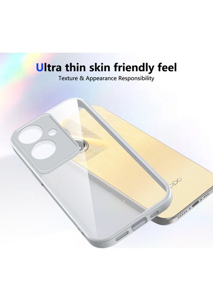 Oppo A2/A79,IÇIN Laimtop Kılıf, Kamera Lens Korumalı Hibrit 2'si 1 Arada Şeffaf Kılıf-Gri (Yurt Dışından) fırsatları