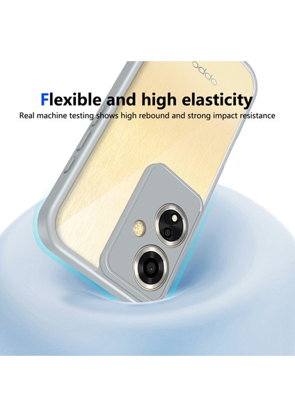 Oppo A2/A79,IÇIN Laimtop Kılıf, Kamera Lens Korumalı Hibrit 2'si 1 Arada Şeffaf Kılıf-Gri (Yurt Dışından) indirimleri