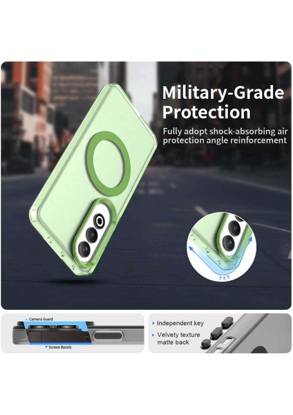 Oneplus Nord Ce4/oppo K12/K12 Plus,için Laimtop Kılıf, Manyetik Yarı Saydam Mat Arka Kapak, Darbeye Dayanıklı Kılıf-Yeşil (Yurt Dışından) fırsatları
