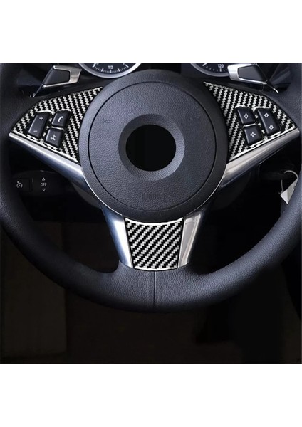 Bmw 6 Serisi E63 E64 2004-2010 Iç Aksesuarlar Için Karbon Fiber Araç Direksiyon Simidi Kapağı Trim (Yurt Dışından) fırsatları