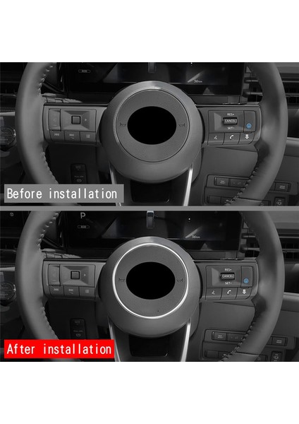 Nissan Serena Için C28 2022-2023 Gümüş Araç Direksiyon Simidi Simidi Trim Iç Çerçeve Kapağı Kaplama (Yurt Dışından) fırsatları