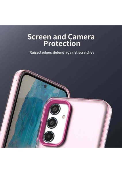 Samsung Galaxy M35,IÇIN Laimtop Kılıf, Manyetik Yarı Saydam Mat Arka Kapak, Darbeye Dayanıklı Kılıf-Kırmızı (Yurt Dışından) fiyatları