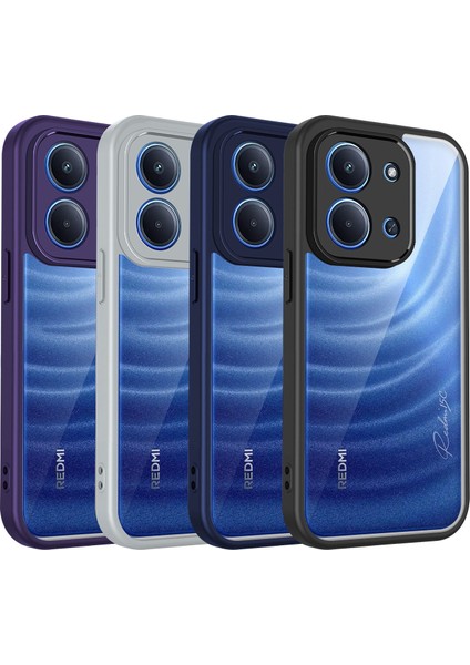 Xiaomi Redmi 15C 4g,için Laimtop Kılıf, Kamera Lens Korumalı Hibrit 2'si 1 Arada Şeffaf Kılıf-Siyah (Yurt Dışından) fiyatları