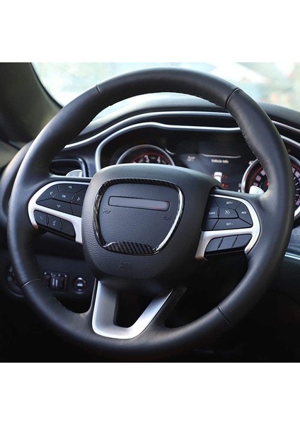 Jeep Grand Cherokee Srt8 2014-2020 Için 2015-2020 Dodge Challenger Charger Için Direksiyon Simidi Trim, Abs Karbon Fiber (Yurt Dışından) modelleri