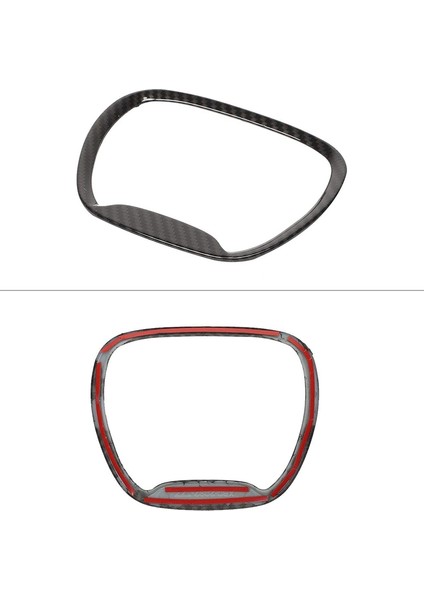Jeep Grand Cherokee Srt8 2014-2020 Için 2015-2020 Dodge Challenger Charger Için Direksiyon Simidi Trim, Abs Karbon Fiber (Yurt Dışından) indirimleri