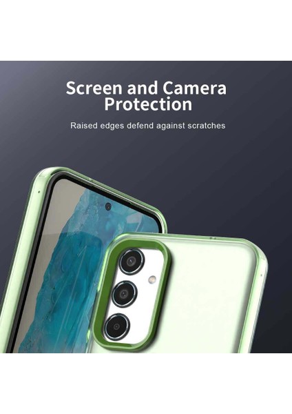 Samsung Galaxy M35,IÇIN Laimtop Kılıf, Manyetik Yarı Saydam Mat Arka Kapak, Darbeye Dayanıklı Kılıf-Yeşil (Yurt Dışından) fiyatları