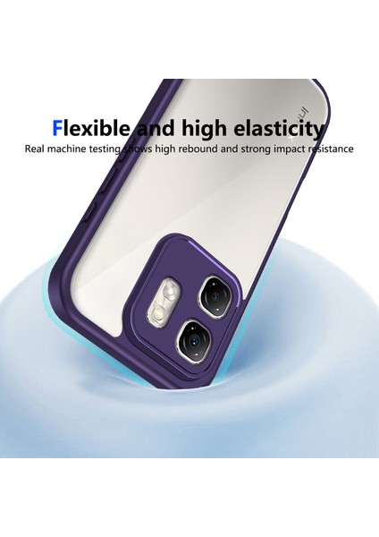 Infinix Smart 9/smart 9 Hd,için Laimtop Kılıf, Kamera Lens Korumalı Hibrit 2'si 1 Arada Şeffaf Kılıf-Mor (Yurt Dışından) indirimleri