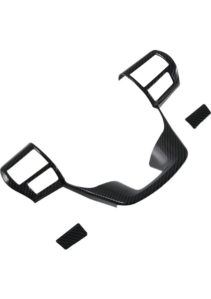 Toyota Fortuner Için Hilux 2024 Abs Karbon Fiber Araç Direksiyon Simidi Kapağı Trim Çerçeve Dekorasyon Iç Aksesuarlar (Yurt Dışından)