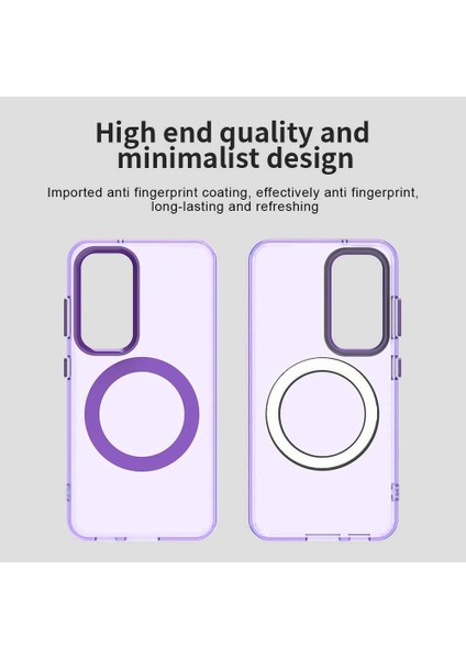 Samsung Galaxy S23 5g,için Laimtop Kılıf, Manyetik Yarı Saydam Mat Arka Kapak, Darbeye Dayanıklı Kılıf-Mor (Yurt Dışından) indirimleri