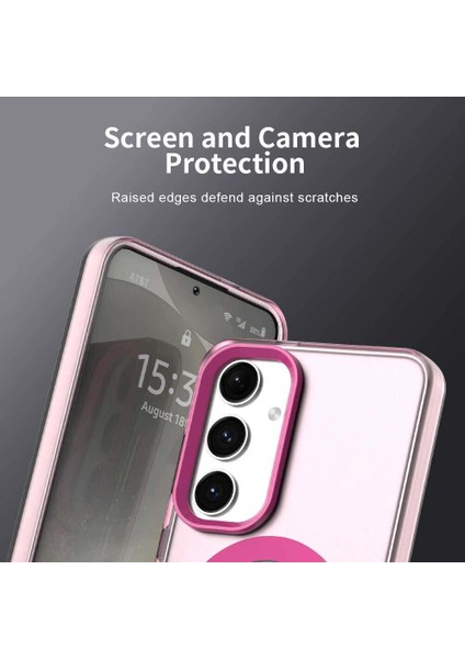 Samsung Galaxy S23 Fe 5g,için Laimtop Kılıf, Manyetik Yarı Saydam Mat Arka Kapak, Darbeye Dayanıklı Kılıf-Kırmızı (Yurt Dışından) fiyatları