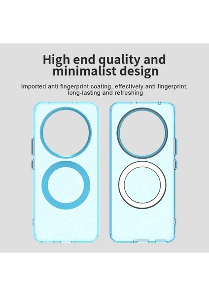 Realme 13 Pro/realme 13 Pro+,için Laimtop Kılıf, Manyetik Yarı Saydam Mat Arka Kapak, Darbeye Dayanıklı Kılıf-Mavi (Yurt Dışından) indirimleri