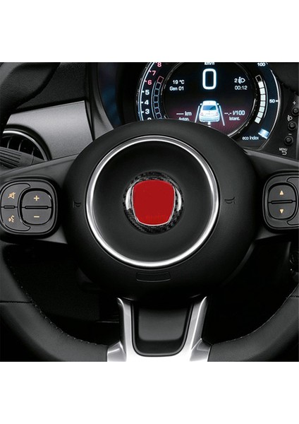 Fiat 500 2008-2023 Otomobil Direksiyon Merkezi Yüzük Kapağı Iç Aksesuarlar (Siyah) Için Gerçek Sert Karbon Fiber Çıkartma (Yurt Dışından) fiyatları