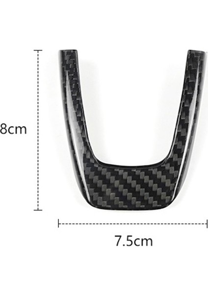 Fiat Için Gerçek Sert Karbon Fiber Çıkartma 500 Abarth 595 2012 2013 2014 2015 Direksiyon Simidi Trim Aksesuarları (Yurt Dışından) modelleri