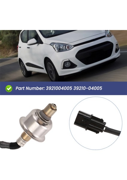 Oksijen Sensörü Hava Yakıt Oranı O2 Sensör 3921004005 39210-04005 Hyundai Için I10 2013-2019 (Yurt Dışından) indirimleri
