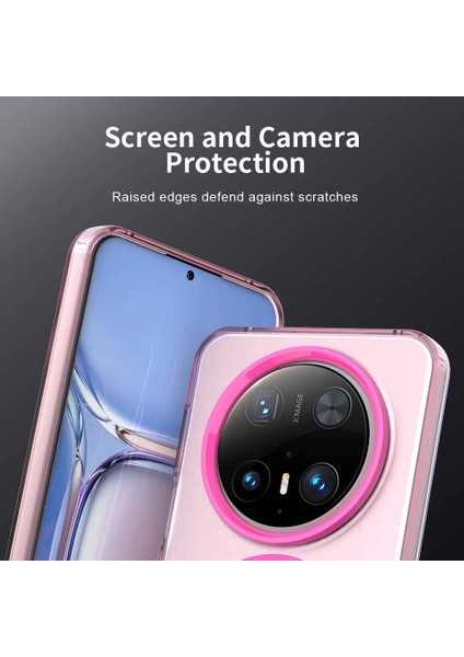 Huawei Mate 70,için Laimtop Kılıf, Manyetik Yarı Saydam Mat Arka Kapak, Darbeye Dayanıklı Kılıf-Kırmızı (Yurt Dışından) fiyatları