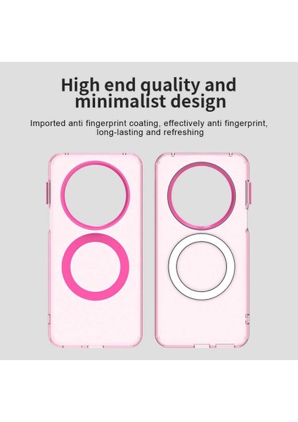 Huawei Mate 70,için Laimtop Kılıf, Manyetik Yarı Saydam Mat Arka Kapak, Darbeye Dayanıklı Kılıf-Kırmızı (Yurt Dışından) indirimleri
