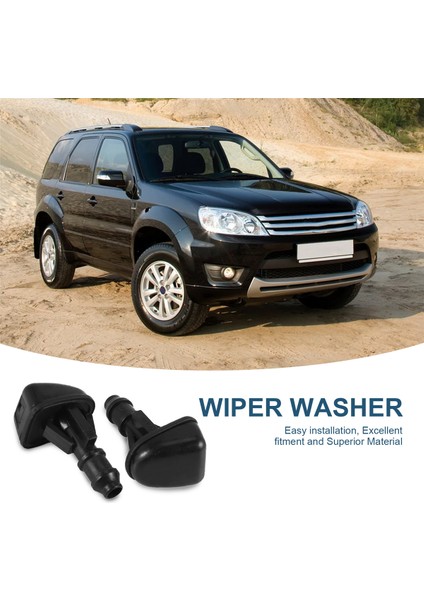 2pcs Araba Silecek Ön Cam Kaçış Jet Nozul Ford Escape 2008-2012 8L8Z-17603-AA (Yurt Dışından) indirimleri