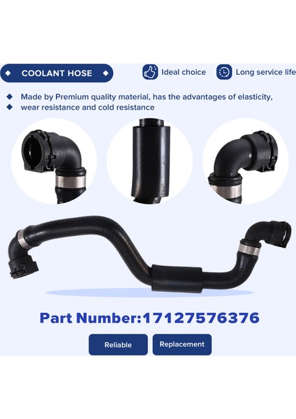 17127576376 Bmw X5 X6 E70 E71 2007-2019 Için Araba Soğutucu Hortumu (Yurt Dışından) indirimleri
