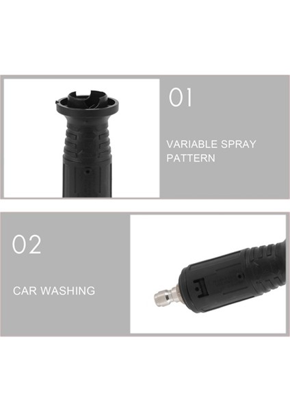 Otomatik Alet Ayarlanabilir Yüksek Basınçlı Yıkama Nozul Uçları, Değişken Sprey Paterni, 1/4 Inç Hızlı Bağlantı Fişi, 3000 Psi (Yurt Dışından) fırsatları