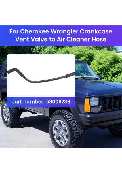 Jeep Cherokee Wrangler Krank Kordalı Havalandırma Valfinden Hava Temizleyici Hortumu 53006239 (Yurt Dışından) fırsatları