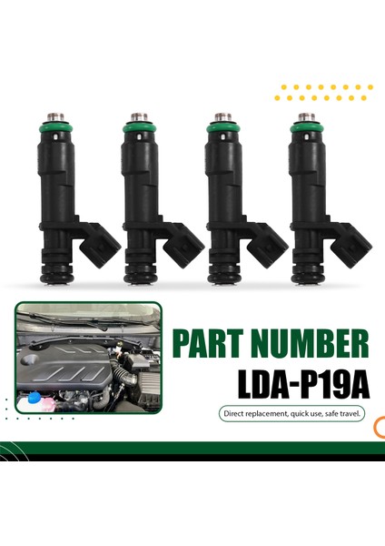 4pcs Yakıt Enjektör Nozulları Bei Qi Changan Için LDA-P19A 1.5 Yakıt Enjeksiyonu (Yurt Dışından) indirimleri