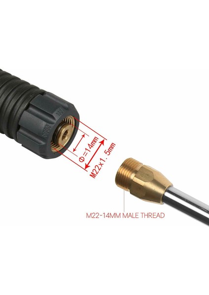 Gaz/benzin Yüksek Basınç/güç Yıkayıcı Wand/lance &amp; Nozul 4000PSI Universal (Yurt Dışından) fırsatları