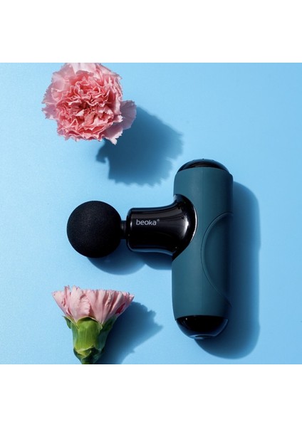 Yeşil Beoka Şarjlı 5 Başlıklı 5 Kademeli Titreşimli Çantalı Profesyonel Mini Masaj Tabancası Q1 fırsatları