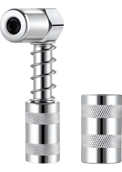 Gres Meme Adaptörü Gres Tabancası-Aksesuar 90 Derece Grease Kuplör Adaptörlü 3 Çene Açısı Gres Aracı (Yurt Dışından)