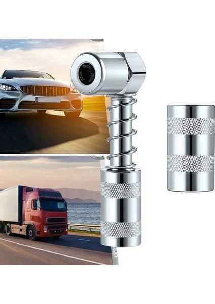 Gres Meme Adaptörü Gres Tabancası-Aksesuar 90 Derece Grease Kuplör Adaptörlü 3 Çene Açısı Gres Aracı (Yurt Dışından) fırsatları