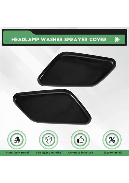 Mitsubishi Outlander 2016-2019 Için Araba Far Far Yıkayıcı Püskürtücü Nozul Kapağı 8264A311WB 8264A312WB (Yurt Dışından) fırsatları