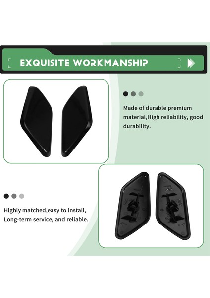 Mitsubishi Outlander 2016-2019 Için Araba Far Far Yıkayıcı Püskürtücü Nozul Kapağı 8264A311WB 8264A312WB (Yurt Dışından) indirimleri