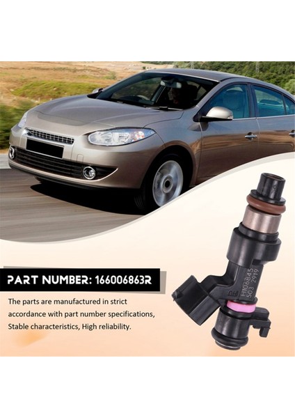 Yeni Araba Yakıt Enjektörü H106845 16600-6863R 166006863R Renault Fluence Nissan 2.5 Enjektör Nozumu (Yurt Dışından) modelleri