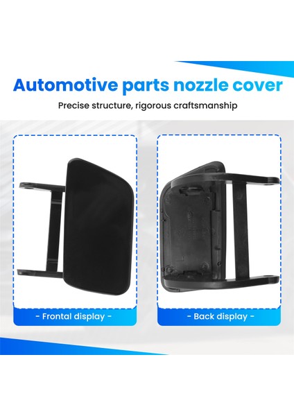 Araba Sol Ön Tampon Far Yıkama Sprey Nozul Kapağı Far Far Yıkama Kapağı Için Bmw 5 Serisi E60 E61 2003-2010 (Yurt Dışından) indirimleri